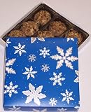 Scott's Cakes Pecan White Chocolate Truffles 1/2 Pound Snowflake Box