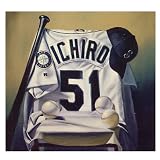 Good Sports Art Seattle Mariners Still Starring Ichiro Lithograph