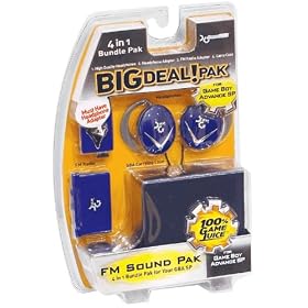 Dreamgear GBA SP Big Deal 4-in-1 Bundle Pak - Cobalt Blue