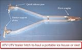Ice Fishing Portable Fish House Tie Down Anchor
