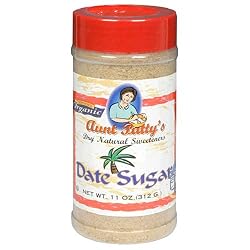 Aunt Patty's Organic Date Sugar, 11-Ounce Bottles (Pack of 6)