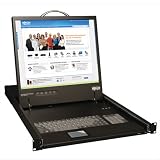 Tripp Lite B021-000-19  KVM Rack Console 1U Rackmount w 19\" LCD Display