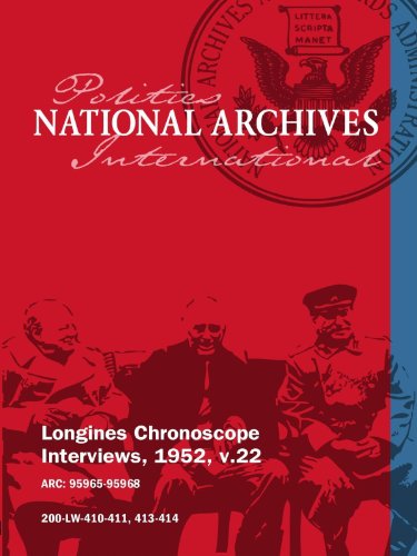 Longines Chronoscope Interviews, 1952, v.22: Elbert Carvel, John Foster Dulles movie