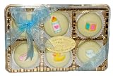 Baby Boy Themed Belgian White Chocolate Oreo's