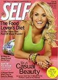 Self January 2010 Carrie Underwood on Cover, The Food Lover's Diet, Spark Up Your Sex Life, 16 Ways to Sleep Great