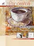 Collagen mit Papier und Pastellkreiden Image of Collagen mit Papier und Pastellkreiden