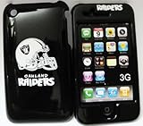 Apple Iphone 3G 3GS Raiders Style Solid Black Protection Cover