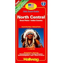 Hallwag USA Road Guide, No.2, North Central: Road map. Great Plains. Indian Country. Area and City Maps. National Parks. Highlights: Cheyenne, ... Stra�enkarte, Index. (Rand Mc Nally)