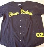 Cleveland Indians Road Grey MLB Replica Jersey - Small