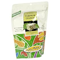 Mrs. May's Dry-Roasted Snack, Pumpkin Crunch, 5-Ounce Pouches (Pack of 12)