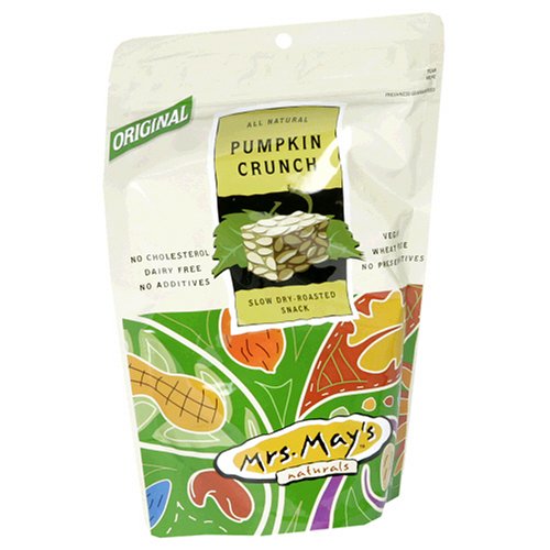 Mrs. May's Dry-Roasted Snack, Pumpkin Crunch, 5.5-Ounce Pouches (Pack of 12)