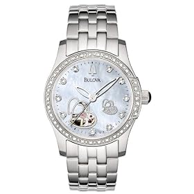 Bulova Women's Diamond Accented Automatic Watch #96R122