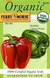 Ferry-Morse Organic Seeds 3094 Pepper - California Wonder 850 Milligram Packet