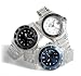 Manhattan by Croton Men's Polymer Plastic Three Watch Gift Set