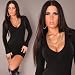 Strick Minikleid, Long Pullover Schwarz Gr. 34-38