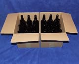 Home Brew - Brown Glass Beer Bottles x 24