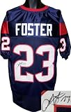 Arian Foster signed Houston Texans Navy Prostyle Jersey- JSA Hologram