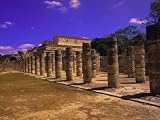 Ancient Mayan City Ruin, Chichen Itza, Mexico Photographic Poster Print by Walter Bibikow, 32x24