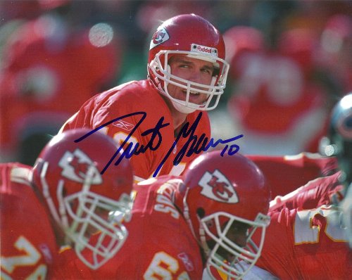 TRENT GREEN KANSAS CITY CHIEFS,REDSKINS,MIAMI DOLPHINS,SIGNED,AUTOGRAPHED,8X10 PHOTO,COA
