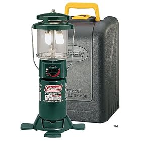 Coleman Two-Mantle Propane Lantern with Case by 