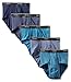 Fruit of the Loom Men's Stripe Solid Brief(Pack of 5)