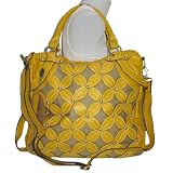 Large Rococo Faux Leather Mellow World Daisy Handbag