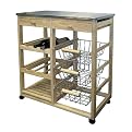 Wood Kitchen Cart