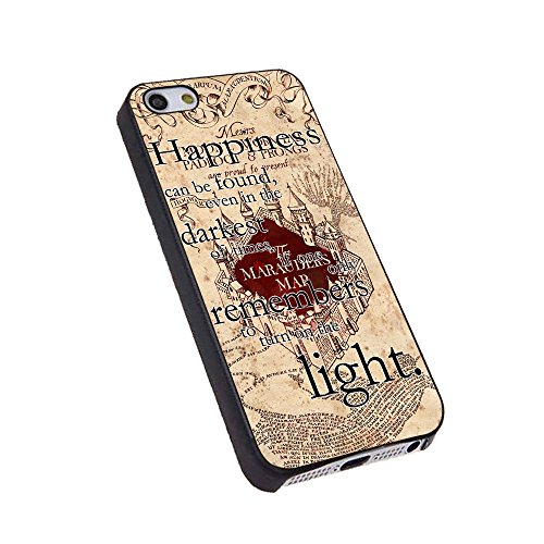 Happiness Quote Harry Potter for Iphone Case (iPhone 6/6S black)