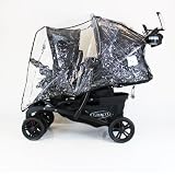 GRACO QUATTRO DUO TWIN TANDEM DOUBLE RAINCOVER
