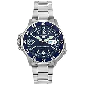 Seiko Men's Five Sports Stainless Steel Automatic Watch #SKZ209K1