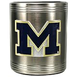 Michigan Wolverines Stainless Steel Can Cooler