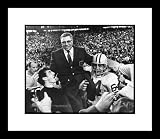 Vince Lombardi Green Bay Packers Framed 8x10 Photograph Carried off the Field