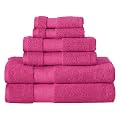 Contemporary 6-pc. Towel Set - Pink