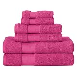 Contemporary 6-pc. Towel Set - Pink