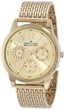 AK Anne Klein Women's 10/9734CHGB Gold-Tone Subdial Mesh Bracelet Watch