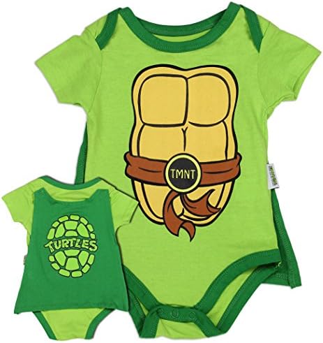 Teenage Mutant Ninja Turtles Newborn Creeper with Cape, 0-3 Months