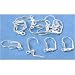 12 Silver Plated European Earring Wires Shell Jewelry