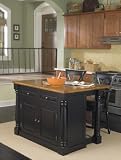 Home Styles 5008-948 Monarch RollOut Leg Cart Kitchen Island,