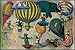 Balloonists as Symbols of Nationalism Art Print Poster By unknown, 27.5  x 18.75 