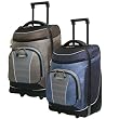 Travelers Club 19 inch Dual-Section Rolling Carry-on Upright Duffel