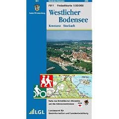 Westlicher Bodensee. Freizeitkarte 1 : 50 000: Mit Wander-, Radwegen und touristischer Infrastruktur