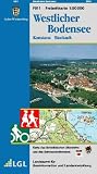 LGL BW 50 000 Freizeit Westlicher Bodensee: Mit Wander-, Radwegen und touristischer Infrastruktur