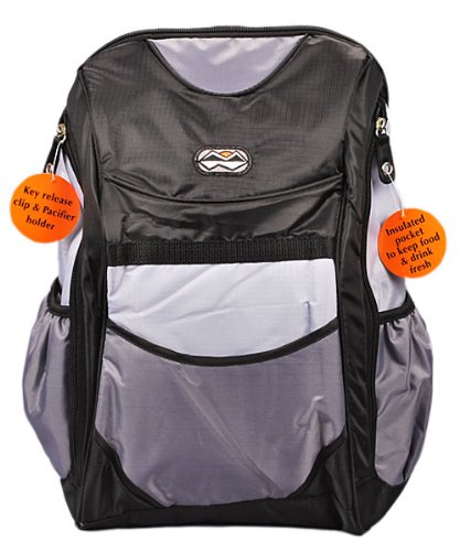 Baby Essentials Diaper Backpack - gray, one size Baby Essentials Diaper Backpack - gray, one size image