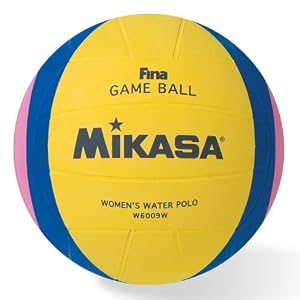 Click here to buy Mikasa W6009W Official FINA Ladies Water Polo Game Ball.