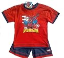 SPIDERMAN Shorty Set / Pyjama - rot