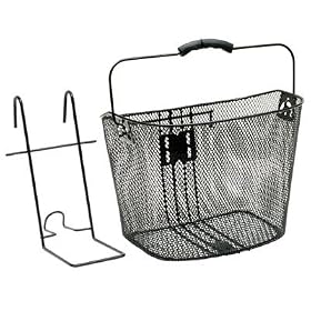 Sunlite Lift-Off Bicycle Basket, Black or White by SunLite