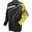 Fox Racing HC Rockstar Youth Boys MX Motorcycle Jersey w/ Free B&F Heart Sticker - Black/Yellow