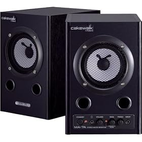 Cakewalk MA-7A Stereo Micro Monitors w  Bass Enhancer - Black by 