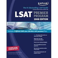 Kaplan LSAT 2008, Premier Program (w/ CD-ROM) (Kaplan Lsat (Book & CD-Rom))