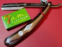 Parker SR2 Straight Edge Barber Razor/ Shaver with Stainless Steel Blade Arm & 5 7AM Platinum blades
From Parker Safety Razor
